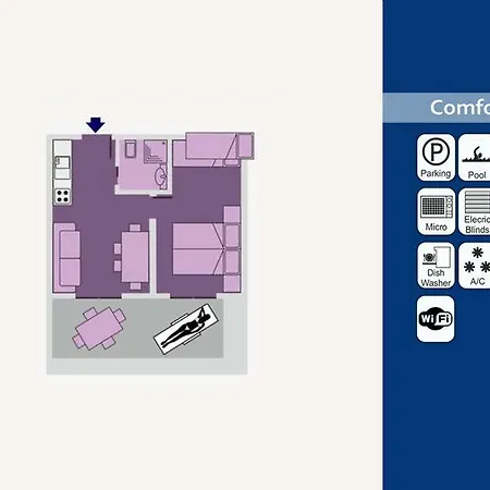 Lägenhet Bright Star *